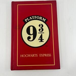 Harry Potter Platform 9 3/4 Red Journal with Pictures